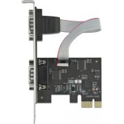 Delock 90001 PCI Express x1-kaart naar 2 x seriële RS-232