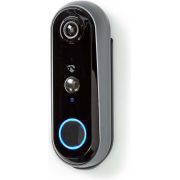 Nedis Wifi Smart Videodeurbel Batterij Gevoed Full HD 1080p IP65