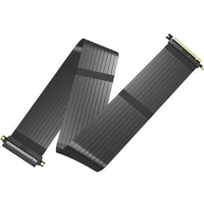 Akasa RISER BLACK XL, Premium PCIe 3.0 x 16 Riser cable,100CM 180° PCIe 3.0 x16 Female 180° PCIe 3