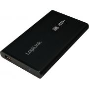 LogiLink 2.5" SATA USB 2.0 HDD Enclosure Stroomvoorziening via USB