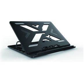 Conceptronic ERGO Laptop Cooling Stand 39,6 cm (15.6") Notebookstandaard Zwart