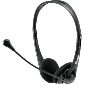Equip 245304 hoofdtelefoon/headset Hoofdband 3,5mm-connector Zwart