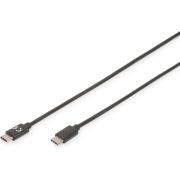 ASSMANN-Electronic-AK-880908-010-S-USB-kabel-1-m-USB-2-0-USB-C-Zwart