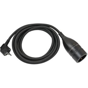 Brennenstuhl 1161830010 electriciteitssnoer Zwart 3 m Netstekker type E+F Netstekker type F