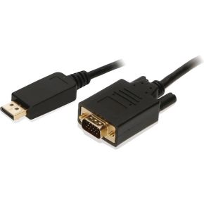 2-Power CAB0052A video kabel adapter 2 m HDMI Type A (Standaard) VGA (D-Sub) Zwart
