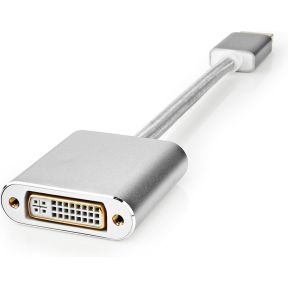 Nedis DisplayPort-Kabel | DisplayPort Male | DVI-D 24+1-Pins Female | 1080p | Verguld | 0.20 m | Rond | Ge