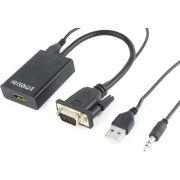 Gembird-A-VGA-HDMI-01-tussenstuk-voor-kabels-HDMI-19-pin-Zwart