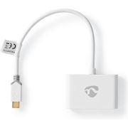 Nedis-USB-Adapter-USB-3-1-Gen1-USB-Type-C-copy-Male-2x-USB-Type-A-1000-Mbps-0-20-m-Rond-Vergul