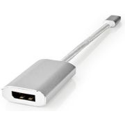 Nedis USB-Adapter | USB 3.2 Gen 1 | USB Type-C© Male | DisplayPort Female | 5 Gbps | 0.20 m | Rond | Ver