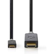 Nedis-USB-Adapter-USB-3-2-Gen-1-USB-Type-C-copy-Male-HDMI-copy-Connector-1-00-m-Rond-Verguld-PVC
