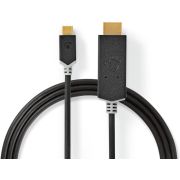 Nedis-USB-Adapter-USB-3-2-Gen-1-USB-Type-C-copy-Male-HDMI-copy-Connector-2-00-m-Rond-Verguld-PVC