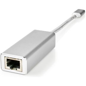 Nedis USB-Adapter | USB 3.2 Gen 1 | USB Type-C© Male | RJ45 Female | Verguld | 0.20 m | Rond | Gebreid /