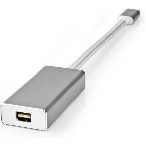 Nedis USB-Adapter | USB 3.2 Gen 1 | USB-C© Male | Mini DisplayPort | 5 Gbps | 0.20 m | Rond | Verguld |