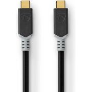 Nedis-USB-Kabel-USB-3-2-Gen-2x2-USB-Type-C-copy-Male-USB-Type-C-copy-Male-20-Gbps-100-W-Verguld-