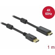 DeLOCK-85955-video-kabel-adapter-1-m-HDMI-Type-A-Standaard-DisplayPort-Zwart