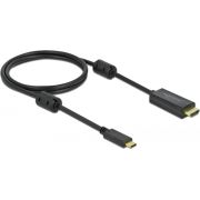 Delock 85969 Actieve USB Type-C naar HDMI-kabel (DP Alt Mode) 4K 60 Hz 1 m