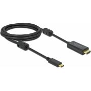 Delock 85970 Actieve USB Type-C naar HDMI-kabel (DP Alt Mode) 4K 60 Hz 2 m