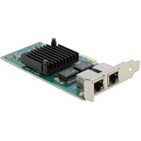 Delock 88502 PCI Express x1-kaart 2 x RJ45 Gigabit LAN i350