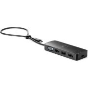 HP-USB-C-Travel-Hub-G2-Bedraad-USB-3-2-Gen-1-3-1-Gen-1-Type-C-Zwart
