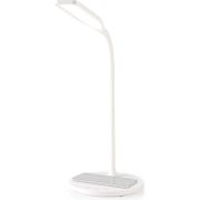 Nedis LED-Lamp met Draadloze Lader | Dimmer - Op Product | LED / Qi | 10 W | Met dimfunctie | Koel Wit / N