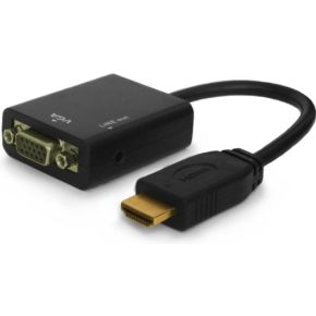 Savio CL-23 tussenstuk voor kabels HDMI VGA Zwart