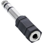 InLine-99305-tussenstuk-voor-kabels-6-3mm-M-3-5mm-F-Zwart