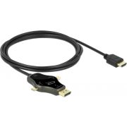 DeLOCK 85974 video kabel adapter 1,75 m HDMI Antraciet