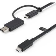 StarTech.com USBCCADP USB-kabel 1 m USB 3.2 Gen 2 (3.1 Gen 2) USB C Zwart