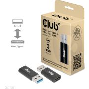 CLUB3D-CAC-1525-tussenstuk-voor-kabels-USB-A-USB-TYPE-C-Zwart