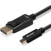 Lindy-43305-video-kabel-adapter-5-m-USB-Type-C-DisplayPort-Zwart