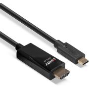Lindy-43315-video-kabel-adapter-5-m-USB-Type-C-HDMI-Type-A-Standaard-Zwart