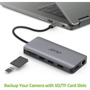 Acer-HP-DSCAB-009-notebook-dock-poortreplicator-Bedraad-USB-3-2-Gen-1-3-1-Gen-1-Type-C-Zilver