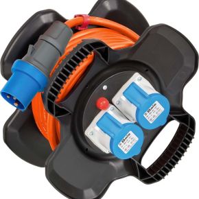 Brennenstuhl GummiKabelhaspel CEE für Camping/Maritim 10m