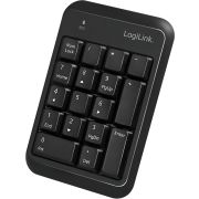 LogiLink ID0201 numeriek toetsenbord Notebook Bluetooth Zwart