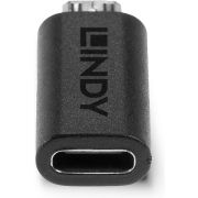 Lindy-41903-tussenstuk-voor-kabels-USB-Type-C-USB-Type-Micro-B-Zwart