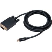 Akasa AK-CBCA17-18BK tussenstuk voor kabels USB Type-C VGA Zwart