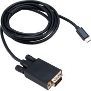 Akasa-AK-CBCA17-18BK-tussenstuk-voor-kabels-USB-Type-C-VGA-Zwart