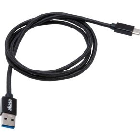 Akasa AK-CBUB44-10BK USB-kabel 1 m USB 3.2 Gen 1 (3.1 Gen 1) USB C USB A Zwart