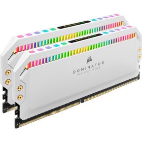 Corsair DDR4 Dominator Platinum RGB 2x16GB 3200 White Geheugenmodule