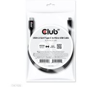 CLUB3D-CAC-1526-USB-kabel-1-m-USB-3-2-Gen-1-3-1-Gen-1-USB-C-Micro-USB-B-Zwart