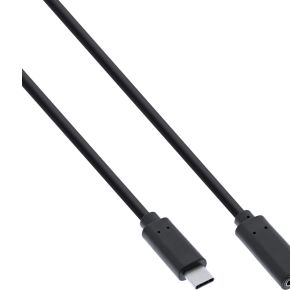 InLine 35771 USB-kabel 1 m USB 3.2 Gen 2 (3.1 Gen 2) USB C Zwart