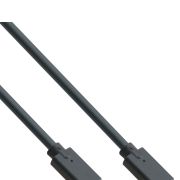 InLine-35706A-USB-kabel-0-5-m-USB-3-2-Gen-2-3-1-Gen-2-USB-C-Zwart