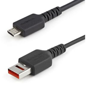 StarTech.com USBSCHAU1M USB-kabel 1 m USB 2.0 USB A Micro-USB B Zwart