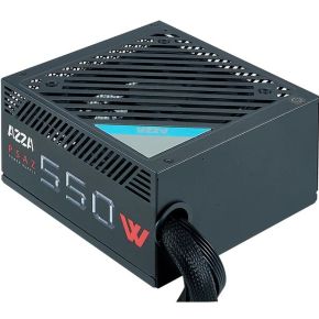 Azza PSAZ-550W power supply unit 20+4 pin ATX ATX Zwart PSU / PC voeding