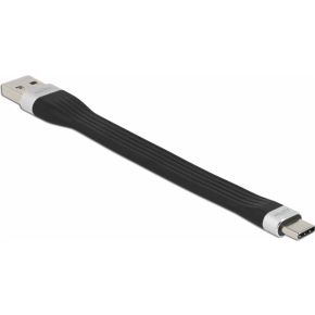 DeLOCK 85771 USB-kabel 0,135 m USB 3.2 Gen 1 (3.1 Gen 1) USB A USB C Zwart