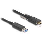 DeLOCK 83201 USB-kabel 7,5 m USB 3.2 Gen 2 (3.1 Gen 2) USB A USB C Zwart
