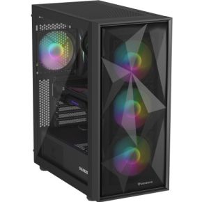 GENESIS NPC-2172 Diaxid 605 ARGB Midi Tower (Black) - afbeelding 3