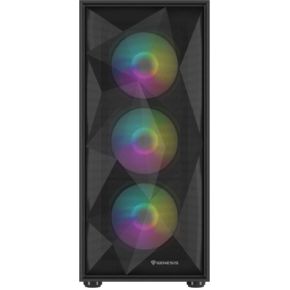 GENESIS NPC-2172 Diaxid 605 ARGB Midi Tower (Black) - afbeelding 4
