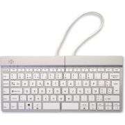 R-Go Tools Split Break Draadloos Wit AZERTY Belgisch Toetsenbord