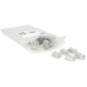 ACT CAT6A pass-through shielded modulaire RJ45 connector